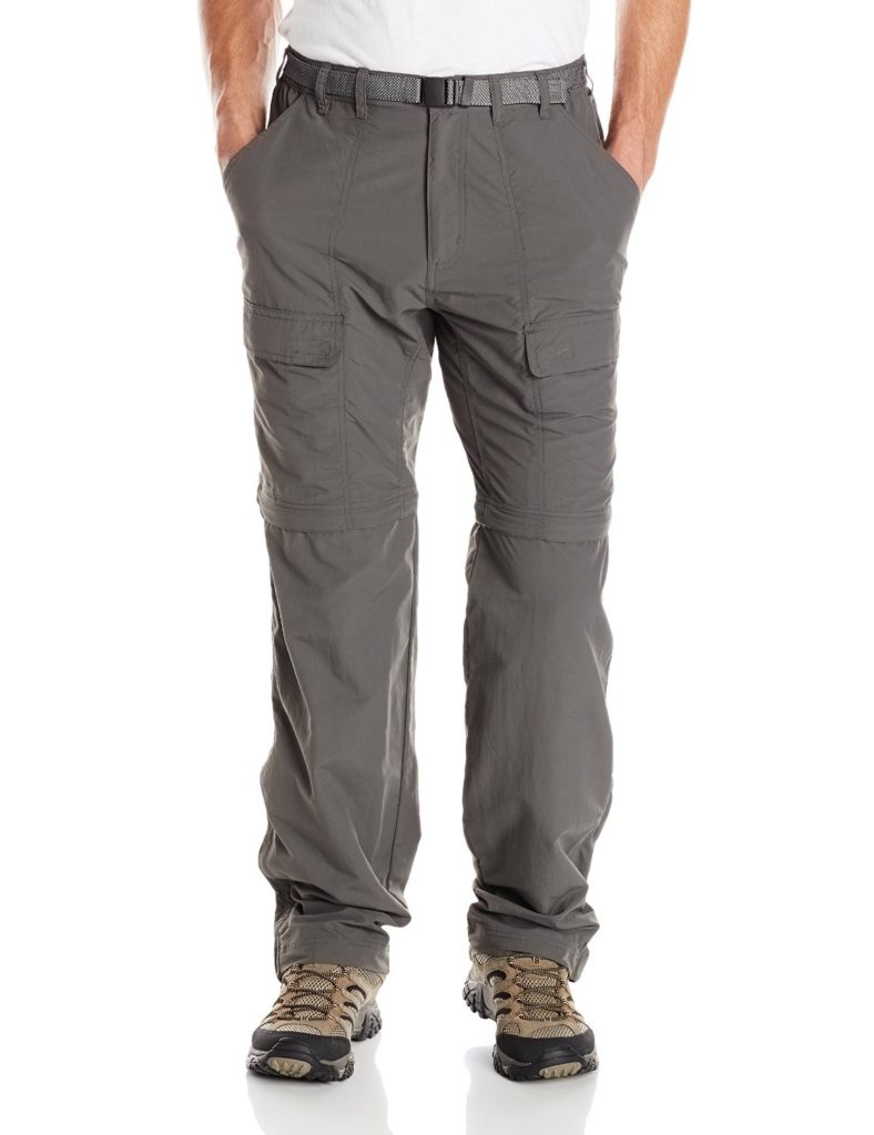 men's nylon pants with zip off legs