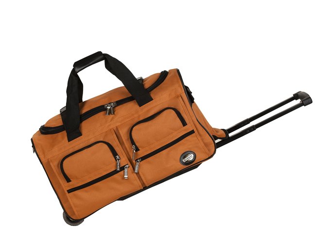 small duffel bag with wheels